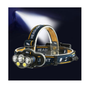 Φακός κεφαλής επαναφορτιζόμενος 5 LED