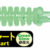 Aji Milk Squid Glow Lime Chart PG-AMSQ-911413